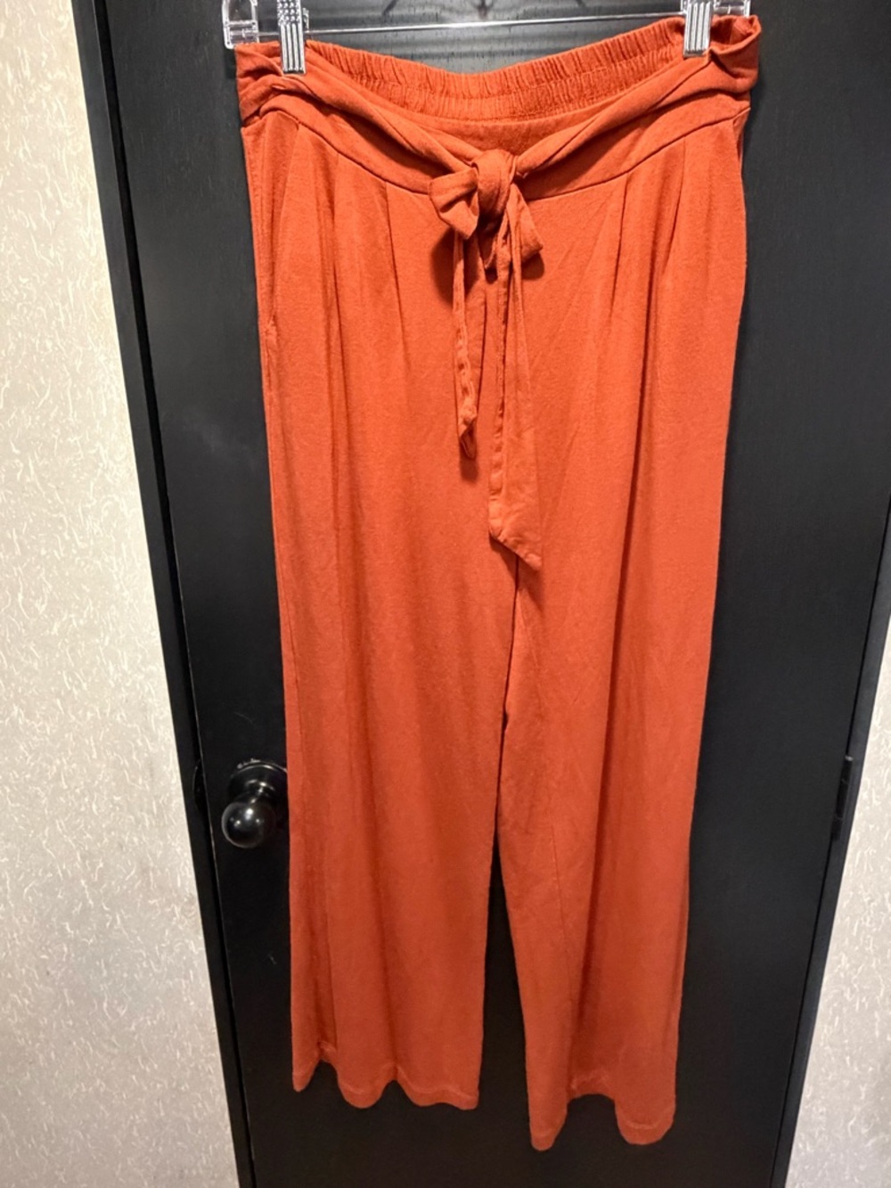 Matilda Jane Rust Wide-Leg Tie-Waist Pants